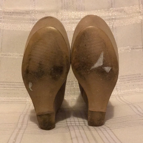 Steve Madden Pammy Leather Wedge Heels - Picture 6 of 6